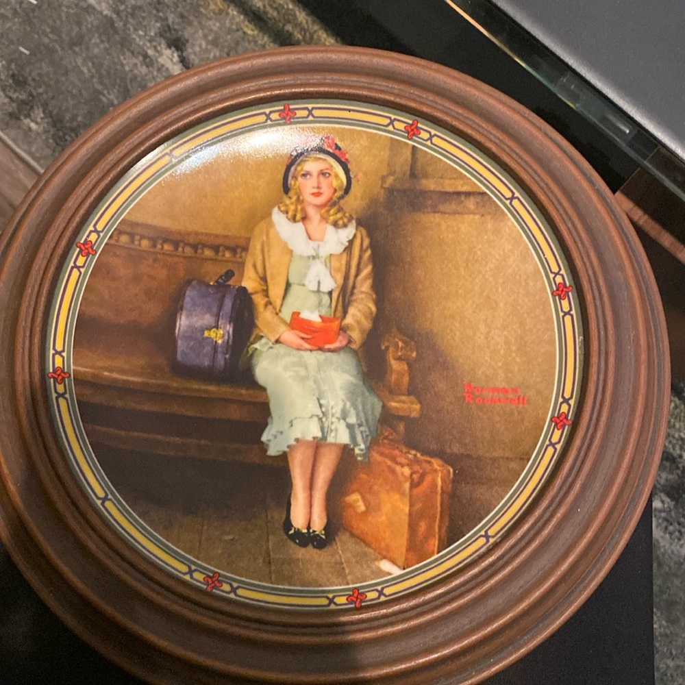 Norman Rockwell “A Young Girl’s Dream” plate number 8409 I